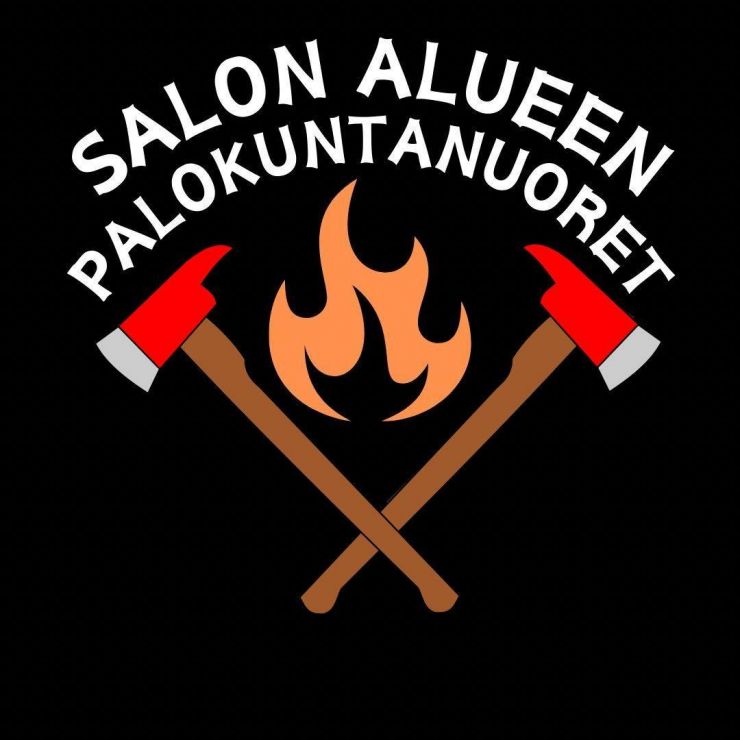 Salon alueen palokuntanuoret logo